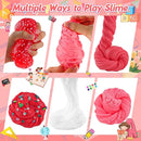 LAWOHO 6 Packs Slime Kit, Back to School Slime Gifts for Kids, Red Learning Themed Slime with Cloud Butter Clear Textures, Birthday Party Favors Goodie Bags Stuffer Anxiety Stress Relief Toys by TinyTreasures Baby Boutique