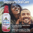 Nature's Answer Periobrite Cinamint Mouthwash| Promotes Healthy Teeth & Gums| Fights Bad Breath| Fluoride-Free, Alcohol-Free, Gluten-Free & Vegan| No Artificial Preservatives 16oz by CozyNest Decor