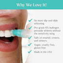 GLO Science Teeth Whitening Gel Pods – Safe, Effective Tooth Whitener with Silicon Brush, 6% Hydrogen Peroxide – Fastest Way to Whiter Teeth, Sensitivity Free – Gingermint Flavor (Pack of 5) by CozyNest Decor