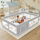 Baby Playpen 65×50Inch, Playpen for Babies and Toddlers, Play Pen Pin Indoor Outdoor Baby Play Fence by TinyTreasures Baby Boutique