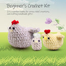 Crochet Kit for Beginners,Chicken Crochet Starter Kit with Step-by-Step Video Tutorials,Crochet Animal Kits for Adults Kids,Chicken Crocheting Set Complete Included by TinyTreasures Baby Boutique