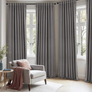 ANRODUO Back Tab Blackout Curtains for Bedroom Living Room, Rod Pocket Pinch Pleated Thermal Insulated Room Darkening Curtains 90 Inches Long 2 Panels, Grey, 52 x 90 Inch by TinyTreasures Baby Boutique