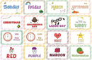 Creanoso US Schools and Learning Flash Cards Series (2-Deck) by TinyTreasures Baby Boutique
