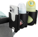 Accmor Universal Cup Holder, Stroller Cup Holder, 360° Rotatable Large Caliber Designed Bottle Holder for Stroller, Bike, Wheelchair, Walker, Scooter by TinyTreasures Baby Boutique