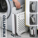 Plastic Foldable Laundry Basket with Handle, 42L Wall Mounted Laundry Hamper Freestanding Dirty Clothes Hamper, Collapsible Laundry Baskets Pop Up Hamper Storage Container for Snacks Dolls by CozyNest Decor