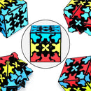 Gear Cube 3x3 with Three-Dimensional Gear Structure Magic Cube 3x3x3 Puzzles Toys (60mm) Brain Teaser Puzzle Game Toy for Children and Adults (Style A) by TinyTreasures Baby Boutique
