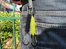 BRAVESHINE Paracord Keychain Carabiner Clip, D Ring Lanyard Hanger Stroller Hook for Water Bottle, Key, Backpacks, Men, Women by TinyTreasures Baby Boutique
