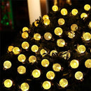 Solar String Lights Outdoor 2 Pack 200 Led 80FT Warm White Crystal Globe Lights with 8 Lighting Modes, Waterproof Solar Powered Patio for Garden Yard Porch Wedding Party Decoration by GreenHaven Gardens