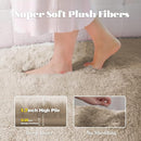 2x6 Runner Rug for Bedroom: Fluffy Shag Soft Washable Rugs Small Fuzzy Plush Indoor Carpet for Hallway Bedside Dorm Kids Girls Boys Room (Camel, 2'x6') by TinyTreasures Baby Boutique
