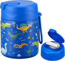 17oz Soup Thermo for Hot Food Kids,Insulated Food Jar with Spoon,Thermo Hot Food Lunch Container,Wide Mouth Leakproof Stainless Steel Lunch Box for School-Dinosaur by TinyTreasures Baby Boutique