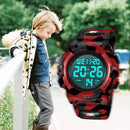 Kids Watch,Boys Watch for 3-15 Year Old Boys,Digital Sport Outdoor Multifunctional Chronograph LED 50 M Waterproof Alarm Calendar Analog Watch for Children with Silicone Band,Kids Gift by TinyTreasures Baby Boutique