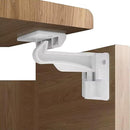 6 Pack Upgraded Invisible Baby Proofing Cabinet Latch Locks - Buumook Children Proof Cupboard Drawers Latches - Adhesive Easy Installation by TinyTreasures Baby Boutique