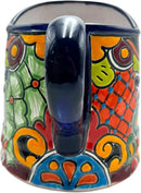 Talavera Watering Can Planter Large Flower Pot Large Mexican Pottery Folk Art Hand Painted Home Decor Garden Ceramic Handmade Multicolor 15" (Coablt Multi) by CozyNest Decor