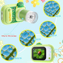 2 in 1 Microscope for Kids & Video Camera, 1000X Digital Microscope with 2.4" Screen, 1080P Portable Handheld Kids Camera Toys, STEM Educational Science Kit Toys for 3-12 Age Years Old Boys Girls by TinyTreasures Baby Boutique