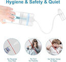 Patented Nasal Aspirator for Baby and Toddler, Hand Pump Nose Sucker with Rounded Non-Invasive Nozzle, Quiet Suction Relieves Congestion and Stuffy Boogers, Safe for Infant, Co-Branded with CHIBOJI by TinyTreasures Baby Boutique