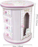 Pink Cute Bunny Jewelry Box for Girls & Kids - Organizer Gift by TinyTreasures Baby Boutique