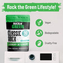 Rockin' Green Classic Rock Laundry Detergent (90 Loads), Plant based, All Natural Laundry Detergent Powder, Vegan and Biodegradable Odor Fighter, Safe for Sensitive Skin, 45 oz (AC/DSea Breeze) by TinyTreasures Baby Boutique