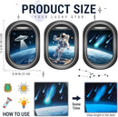 Quanhaigou Glow in The Dark 3D Space Wall Decals, Set of 3 Galaxy Window Stickers for Wall,Planet Themed Room Decor for Kids Boys by CozyNest Decor