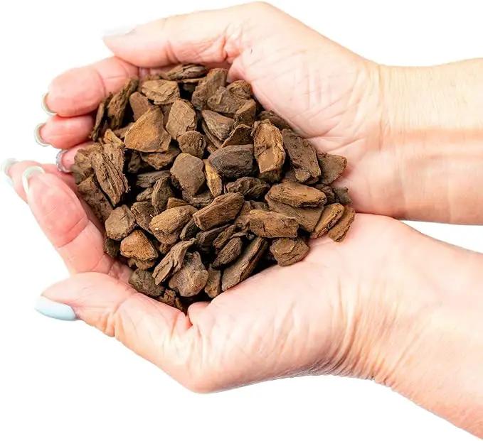 Premium Grade New Zealand Pinus Radiata Bark by Gardenera - 10 Quart - Organic Hand Mixed New Zealand Pine Bark for Orchids - Medium Chips 9-12mm - 2 Bags of 5 Quart, photo 4 of 6