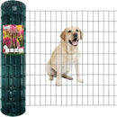 Green PVC Coated Welded Wire Fence 36 Inch x 50 Foot, 2 Inch x 4 Inch 14GA, Garden Border Fencing Roll Vinyl Coating Metal Wire Mesh Hardware Cloth for Yard Vegetable Plant Protection by GreenHaven Gardens