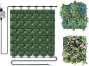 Self Watering Wall Planter with 36 Pots, Vertical Garden Planter for Indoor Plants, Wall Mounted planters Hanging Flower Herbs Vegetables for Garden (36POTS with Irrigation System) by GreenHaven Gardens
