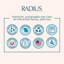 RADIUS USDA Organic Toothpaste 3oz Non Toxic Chemical-Free Gluten-Free Designed to Improve Gum Health & Prevent Cavity - Clove Cardamom - Pack of 2 by CozyNest Decor