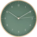 LUUK LIFESTYLE Wall Clock with Silent Movement, Without Ticking, Elegant and Functional Design, Housewarming Gift idea, Decorative, Dark Green and Gold by CozyNest Decor