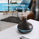 Diffusers for Essential Oils Large Room, 550ml Essential Oil Diffusers with Remote Control, Ultrasonic Oil Diffuser with Timer, 7 Colors Light for Bedroom by CozyNest Decor