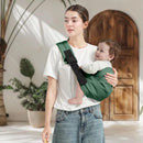 Baby Sling Carrier, Toddler Carrier Sling with Double Safety Buckle and Adjustable Shoulder Strap(7-30lbs), Baby Carriers One Size Fits All, Dark Green by TinyTreasures Baby Boutique