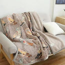 UKELER Owl Bed Blanket King Size 90'' x 108'', Soft Cozy Warm Fleece Throw Blanket for Bed/Couch/Sofa/Camping for Special Occasions by CozyNest Decor