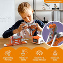 Creator Kit for VinciBot Robotic with 434+ Building Blocks & 20 Building Cases for Kids School STEM Education Class, DIY Science Experiment Kit for Kids Ages 8-12 by TinyTreasures Baby Boutique