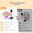 Karaoke Microphone Machine Toys for Kids Adults, Mini Portable Bluetooth Speaker with 2 Wireless Mics, Christmas Birthday Gifts for Boys Girls Ages 3 4 5 6 7 8 9 10 11 12+ Year (Pink) by TinyTreasures Baby Boutique