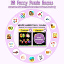 Kids Smart Watch Gift for Girls Ages 3-12, IP67 Waterproof, 32 Puzzle Games, HD Touchscreen Dual Camera Vedio Pedometer Music Player, Kids Watch Toy Birthday Gifts for Girls Ages 5 6 7 8 9 10 (Purple) by TinyTreasures Baby Boutique