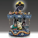 Tim Burton's The Nightmare Before Christmas Rotating Musical Carousel Sculpture: Lights Up by CozyNest Decor