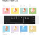 COMFEE’ Portable Mini Dishwasher, Energy Star, Countertop, 6 Place Settings, with 8 Washing Programs, Speed, Baby-Care, ECO& Glass, Dish Washer for Dorm, RV& Apartment, White by TinyTreasures Baby Boutique
