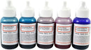 ALDON Innovating Science Bacteria Stain Set - 5 Microscope Slide Stains in 30mL Dropper Bottles: Methylene Blue (2), Carbol Fuchsin, Carbol Rose Bengal, Crystal Violate by TinyTreasures Baby Boutique