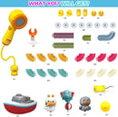 Mostop Toddler Bath Toys for Kids 4-8, Wall Track Buiding Set - Baby Bathtub Toys with Shower Head - Duck Slide Bath Toys - Fun DIY Wall Track Building Set Bathtub Birthday Gift for Boys Girls by TinyTreasures Baby Boutique