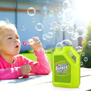 Bubble Solution Refill - 70 Ounce Premium Bubble Liquid Refills for Bubble Machine, Wand, Gun, Blower at Wedding and Party - Bubbles Toy for Kids Toddlers Boys Girls (with Portable Handle) by TinyTreasures Baby Boutique