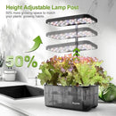 Hydroponics Growing System Indoor Garden, 8 Pods Indoor Herb Garden Kit Countertop with LED Grow Light Quiet Smart Water Pump for Home Kitchen Office, Gift Ideas for Women Men by GreenHaven Gardens