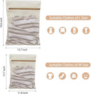 6 Pack Laundry Bag, Durable Honeycomb Mesh Laundry Bags Suitable for Delicate Clothes Washing (3 Large, 3 Medium) Beige by TinyTreasures Baby Boutique