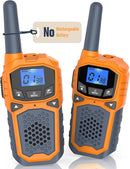 Woktok Kids Walkie Talkies, Long Range 2 Way Radio 22 Channel, Durable Toy Birthday Gifts for 6-12 Year Old Boys and Girls, Handheld Walkies Talkie for Outside Hiking Camping（No Batteries） by TinyTreasures Baby Boutique