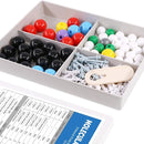 Swpeet 125 Pcs Molecular Model Kit for Inorganic & Organic Molecular Model Teacher and 16 Years and Over Student Kit - 54 Atoms & 70 Links & 1 Short Link Remover Tool - Science Toys by TinyTreasures Baby Boutique