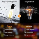 OHLUX 35FT Solar Globe String Lights Outdoor, Waterproof Solar Patio Lights with Remote, 17 Shatterproof ST38 LED Filament Bulbs, 2200K Soft White, Dimmable Edison Hanging Lights for Gazebo, Deck by CozyNest Decor