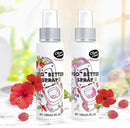 Clean-n-Fresh Toilet Spray 6.8 Oz, Hibiscus Scent, Bathroom Odor Deodorizer, A Great Air Freshener for Room, Home, Travel Size, Up to 400+ Uses, 2 Pack by CozyNest Decor