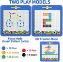 Large Magnetic Dots Board for Toddlers, Magnetic Drawing Board for Kids, Magnetic Dot Art with Magnetic Pen, Montessori Preschool Education Travel Toys for Kids Boys Girls Age 2 3 4 5 6 7 8 Years Old by TinyTreasures Baby Boutique