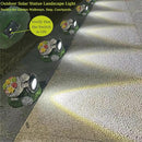 Garden Statue Turtle with Solar Spot Lights Outdoor Waterproof, Solar Figurines Turtle Light for Outside Pathway, Patio, Yard, Lawn, Porch, Home Decoration, Unique Gift. by GreenHaven Gardens
