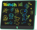Hockvill LCD Writing Tablet for Kids, Toys for Girls Boys Drawing Pad for 3 4 5 6 7 Year Old Kid, Toddler Doodle Board Christmas Birthday for Children (16 INCH, Green) by TinyTreasures Baby Boutique