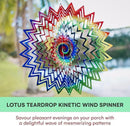 VP Home Celestial Planet Kinetic Wind Spinner for Yard and Garden Wind Spinner Outdoor Metal Large Hanging Plantary Decor 3D Garden Art Wind Sculpture Spinners Kinetic Art Garden Decorations by GreenHaven Gardens