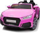 Electric Car for Kids, Licensed Audi 6V Kids Ride on Car Toy for Toddlers with Remote, Bluetooth - Pink by TinyTreasures Baby Boutique