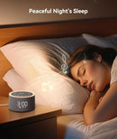 Dreamegg D1+ Sound Machine & Alarm Clock - Sound Machine for Sleep, White Noise Machine with 29 Soothing Sounds, Night Light, 0-100% Dimmable, White Noise Alarm Clock for Bedrooms Adults Baby by TinyTreasures Baby Boutique